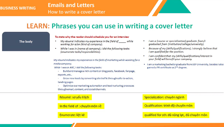 Khóa Học Business Writing - Luyện Viết Các Mẫu Thư Tín Tiếng Anh Công Sở KYNA NN08