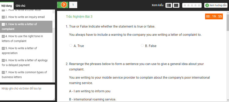 Khóa Học Business Writing - Luyện Viết Các Mẫu Thư Tín Tiếng Anh Công Sở KYNA NN08