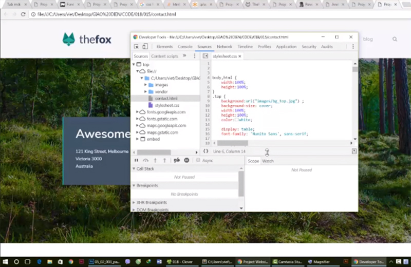 Khóa Học Học Lập Trình Frontend Nâng Cao Thông Qua Project Thực Tế (Bootstrap Nâng Cao) KYNA IT05