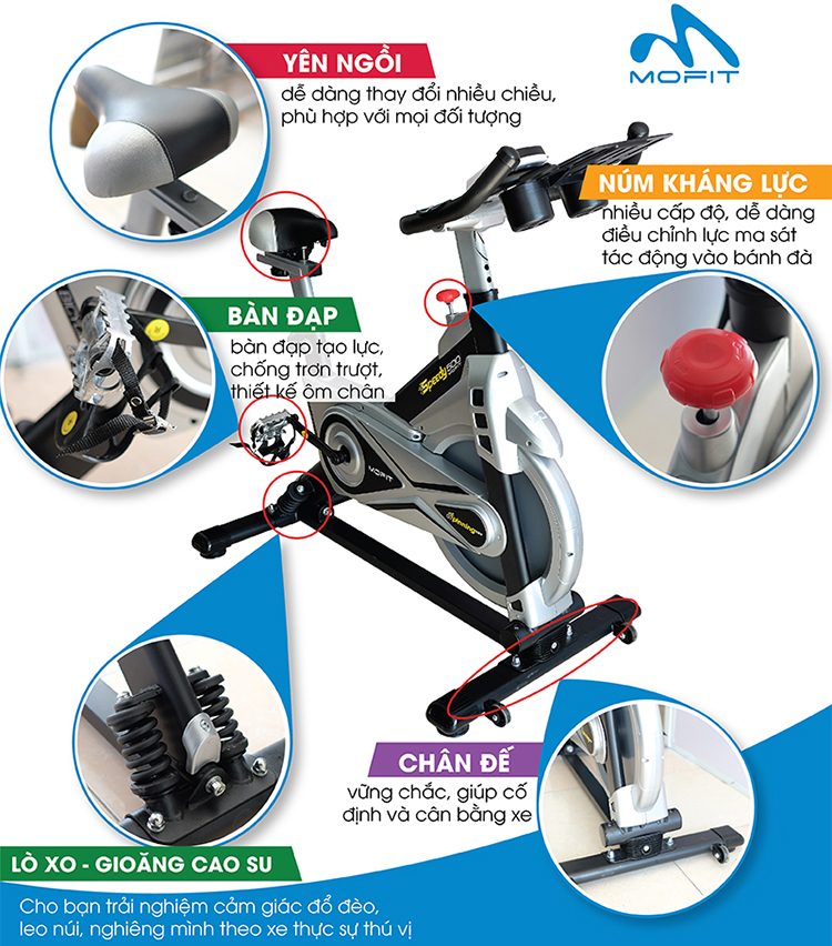 Xe Đạp Tập MOFIT SP500
