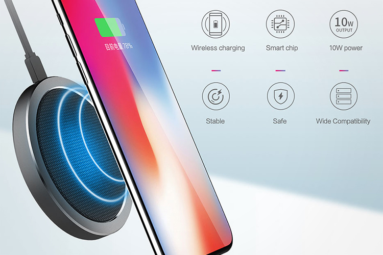 Sạc Không Dây Rock Space W1 Pro Quick Wireless Charger DT-518Q