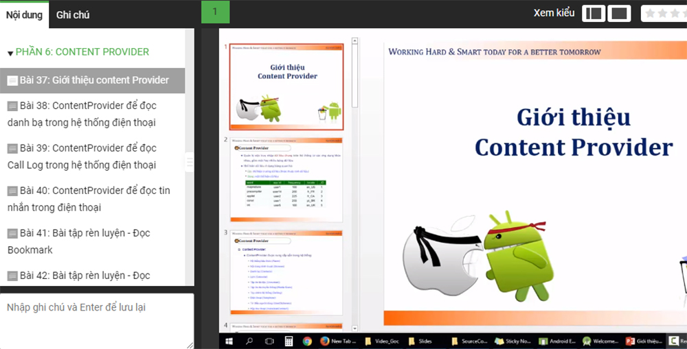 Bộ 4 Khóa Học Làm Chủ Android KYNA IT01