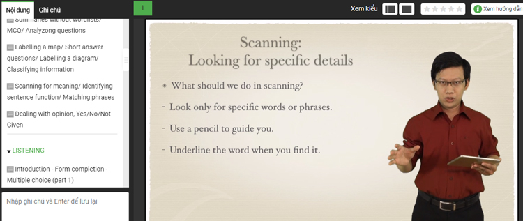 Khóa Học Chinh Phục Ielts 5.5 KYNA NN21