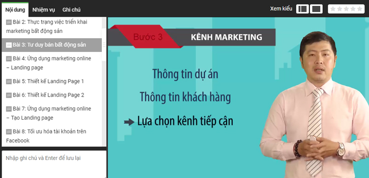 Khóa Học Marketing Online Dành Cho Bất Động Sản KYNA MKT47