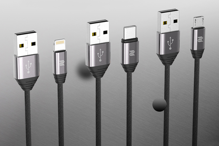 Dây Cáp Sạc Rock Space M5 Micro Dây Dù 1.0m RCB0510 - Hàng Chính Hãng