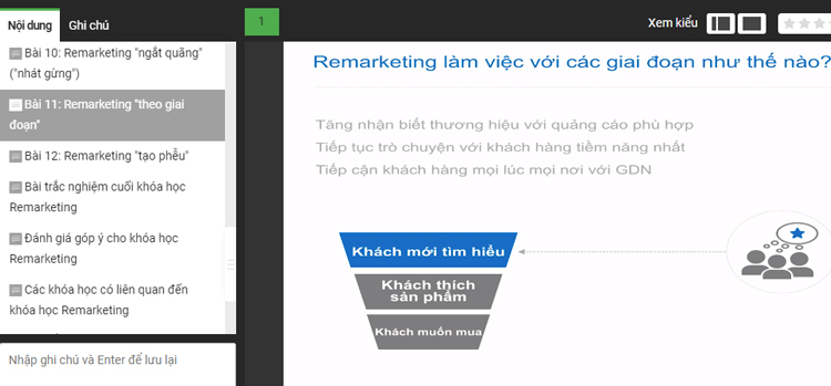 Khóa Học Remarketing - Tuyệt Chiêu Thúc Đẩy Doanh Số Theo Cấp Số Nhân KYNA MKT45