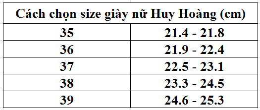 Giày Đế Bệt Huy Hoàng HH7002 - Màu Kem